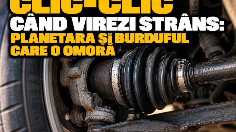 Clic-clic când virezi strâns: planetara și burduful care o omoară