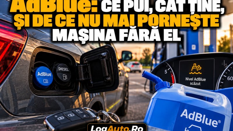 AdBlue: ce pui, cât ține, și de ce nu mai pornește mașina fără el