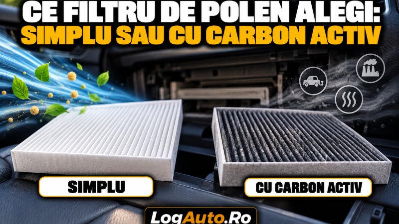 Ce filtru de polen alegi: simplu sau cu carbon activ