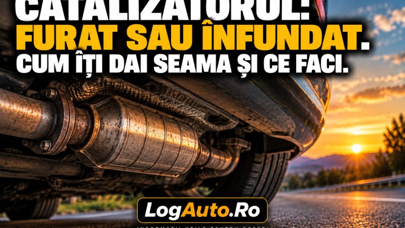 Catalizatorul: furat sau înfundat. Cum îți dai seama și ce faci