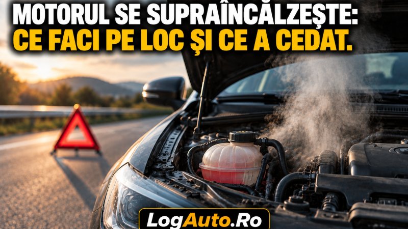 Motorul se supraîncălzește: ce faci pe loc și ce a cedat