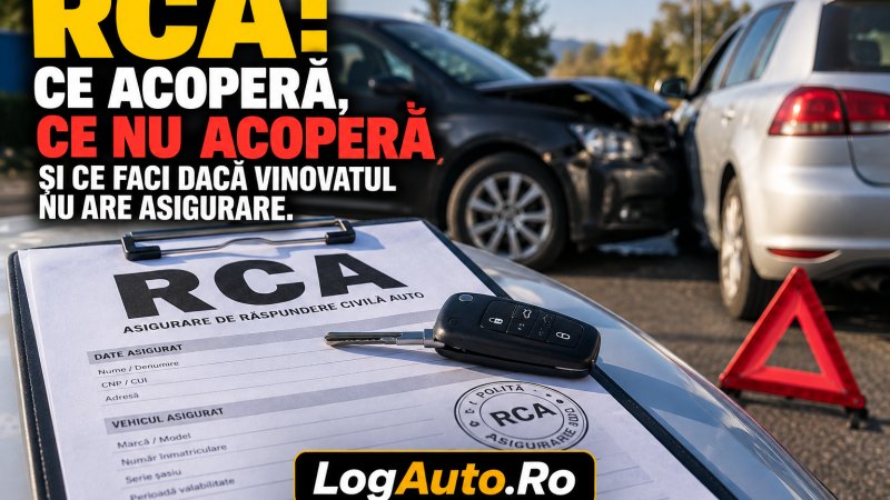 RCA: ce acoperă, ce nu acoperă și ce faci dacă vinovatul nu are asigurare