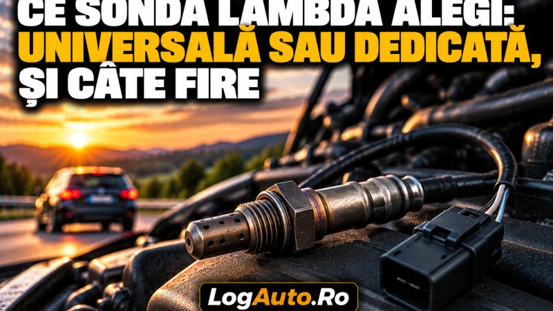 Ce sondă lambda alegi: universală sau dedicată, și câte fire