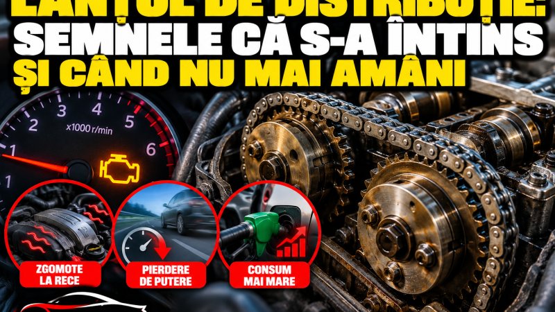 Lanțul de distribuție: semnele că s-a întins și când nu mai amâni