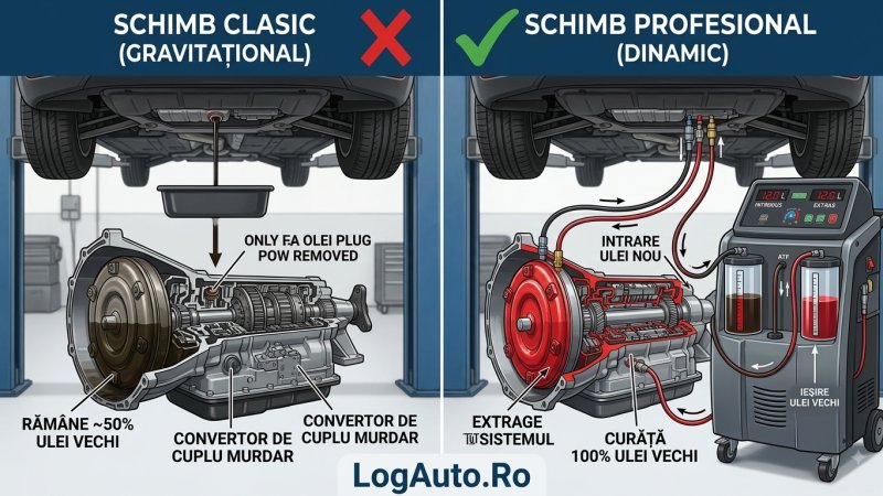 Ulei cutie automată: la câți km se schimbă