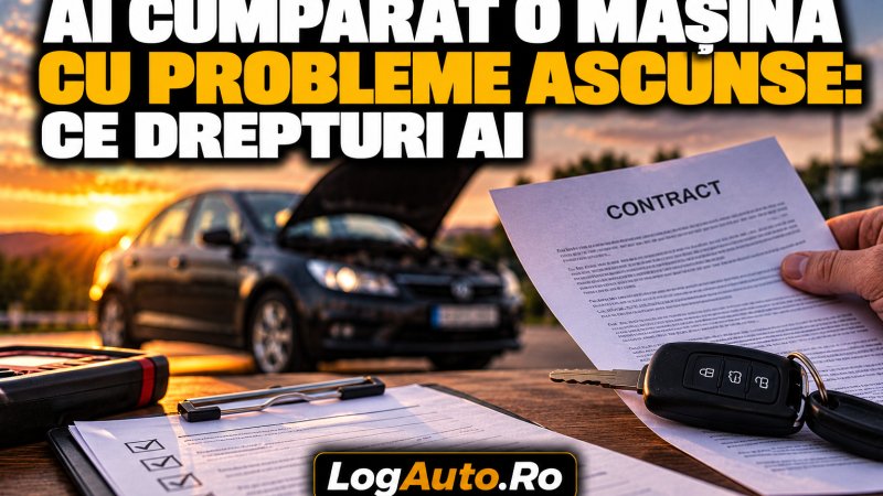 Ai cumpărat o mașină cu probleme ascunse: ce drepturi ai