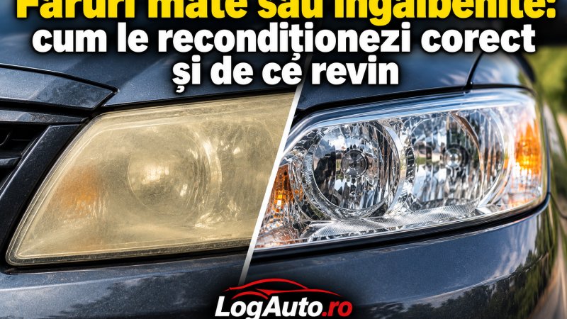 Faruri mate sau îngălbenite: cum le recondiționezi corect și de ce revin